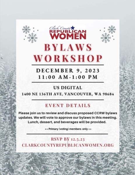 CCRW Bylaws Workshop & Luncheon