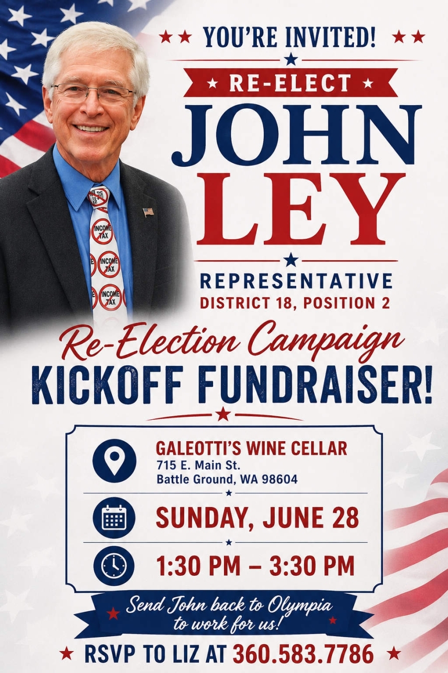 John Ley Re-Election Kickoff Fundraiser