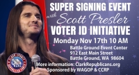 Voter ID Initiative Signing Event with Scott Presler