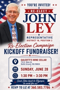 John Ley Re-Election Kickoff Fundraiser