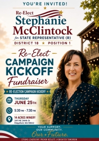Re-Elect Stephanie McClintock Kickoff Fundraiser