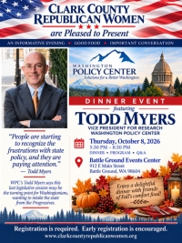 CCRW Dinner Event with Todd Myers