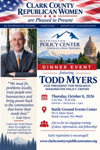 CCRW Dinner Event with Todd Myers